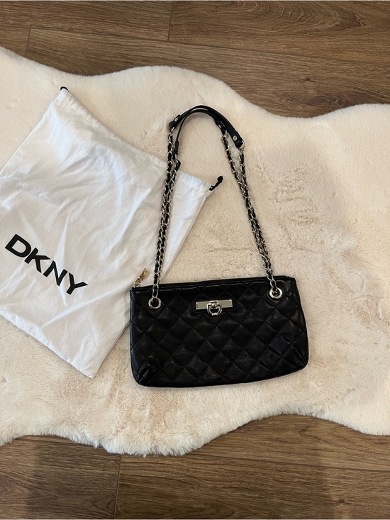 Dkny Handbags - DKNY Quilted Leather Shoulder Crossbody Bag